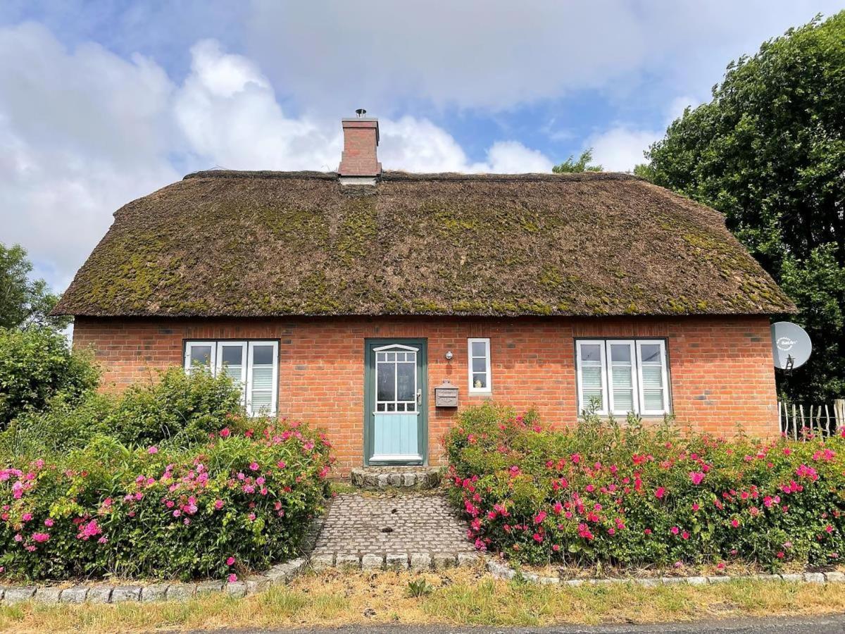 Das Puppenhaus, Reetdach, Sauna, Kamin, Eingezaeunt, Badewanne, Haustiere Willkommen Emmelsbüll-Horsbüll المظهر الخارجي الصورة