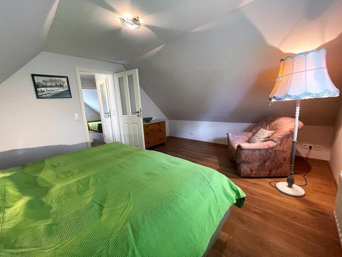 Das Puppenhaus, Reetdach, Sauna, Kamin, Eingezaeunt, Badewanne, Haustiere Willkommen Emmelsbüll-Horsbüll المظهر الخارجي الصورة