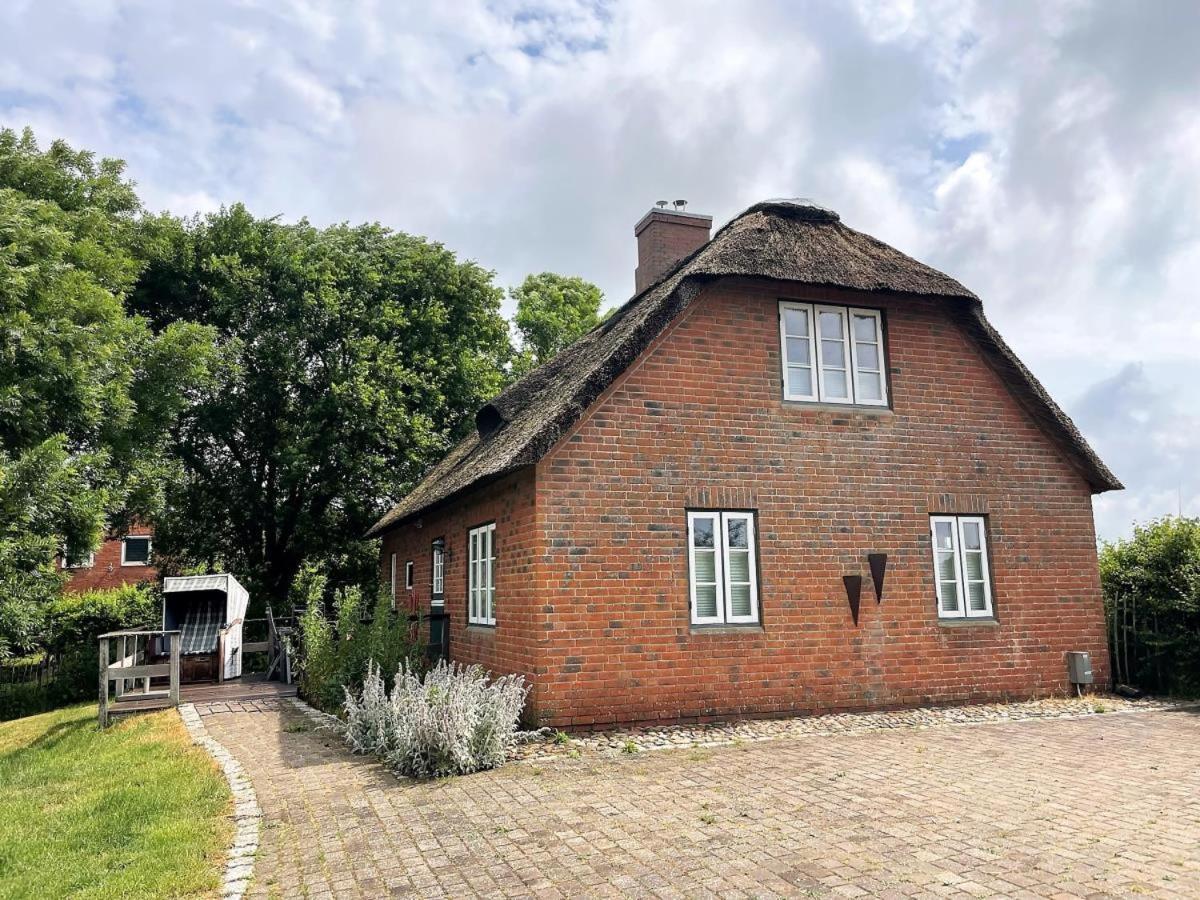 Das Puppenhaus, Reetdach, Sauna, Kamin, Eingezaeunt, Badewanne, Haustiere Willkommen Emmelsbüll-Horsbüll المظهر الخارجي الصورة